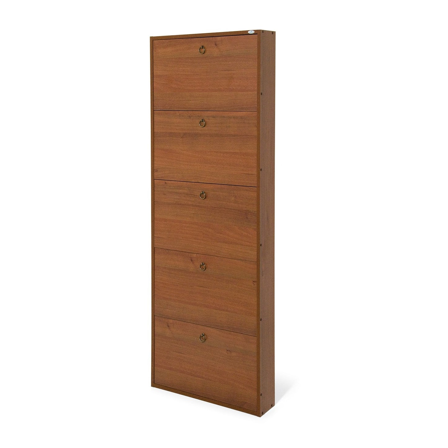 Scarpiera in legno con 5 ante - H.180 x L.65 x P.15