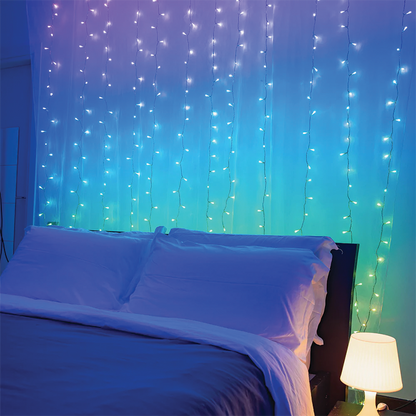 Twinkly tenda WALL RGB e Bianco caldo 210 led