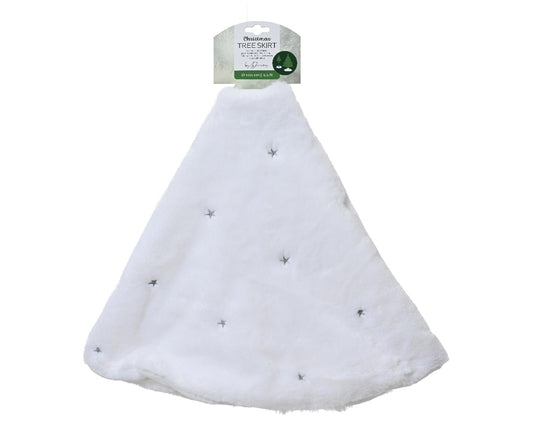 Copribase per albero bianco 90x2 cm