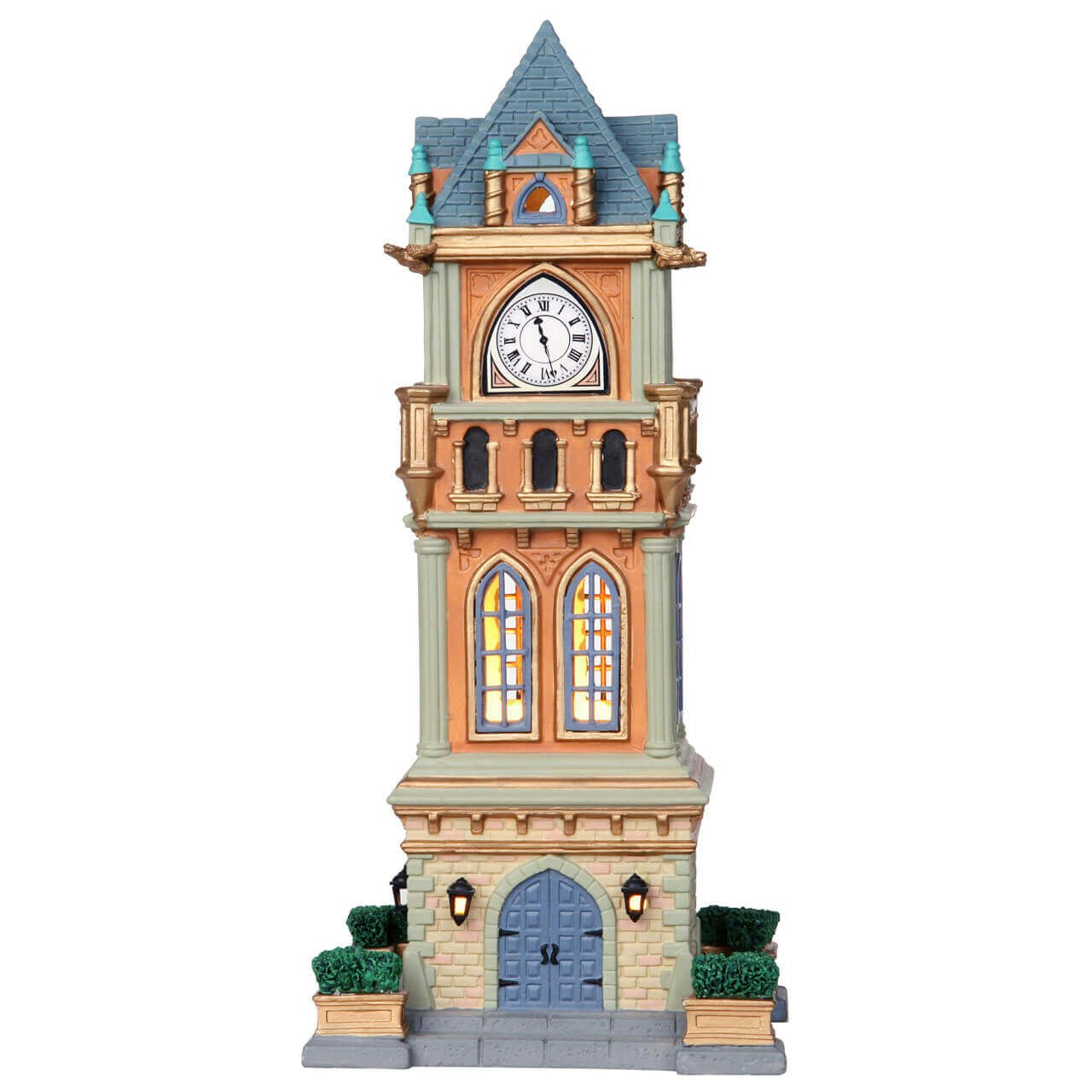 Torre dell'orologio comunale 27,5 x 12,3 x 12,3 cm