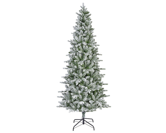 Abete innevato verde/bianco h. 240 cm