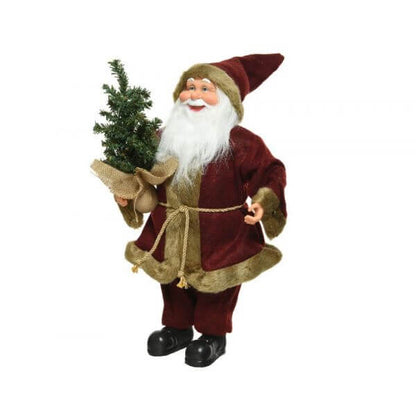 Babbo Natale in Poliestere - L24xW14xH45cm