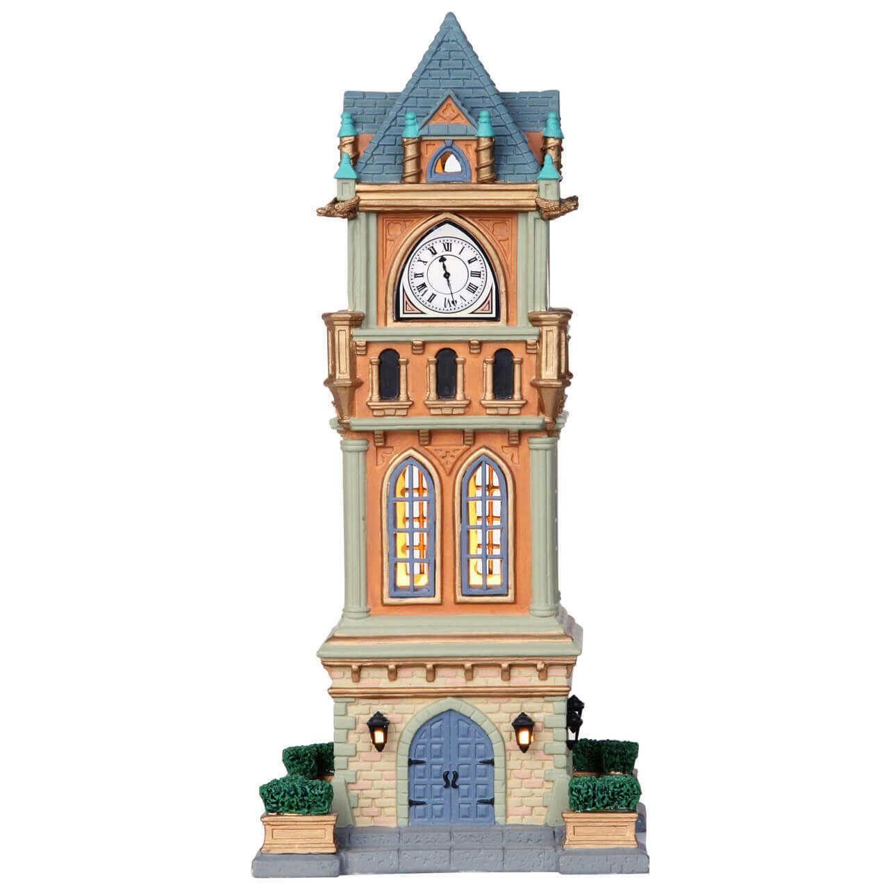 Torre dell'orologio comunale 27,5 x 12,3 x 12,3 cm