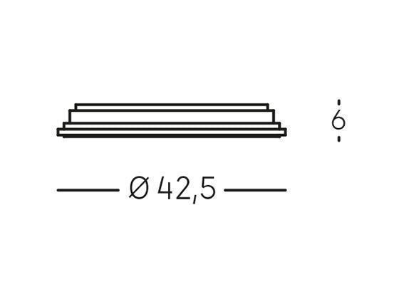 Plafoniera Interna Telecomando 30W 2400 Lumen 3000K-5500K Bianco