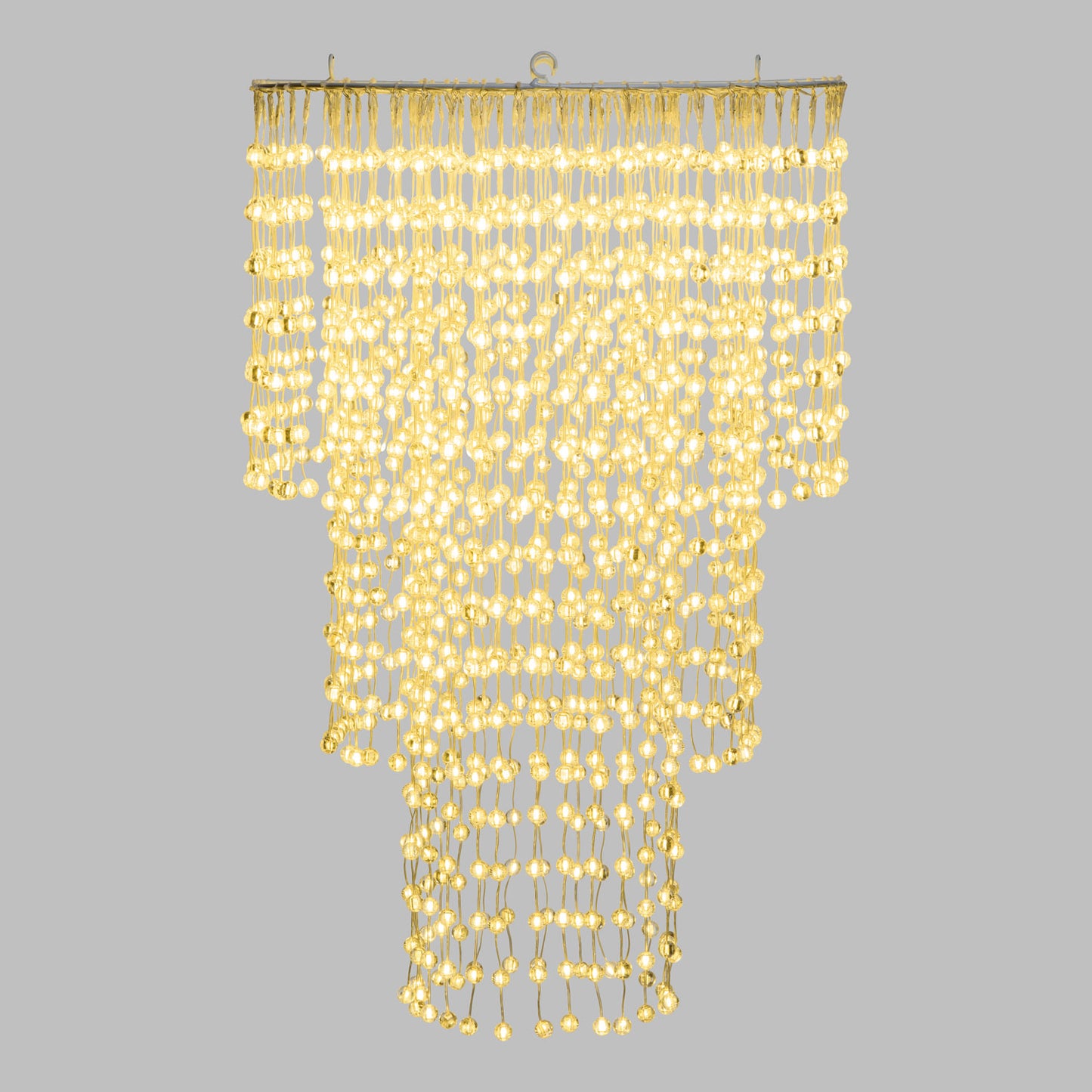 Lampadario a cascata ø55xH85cm LED bianco caldo