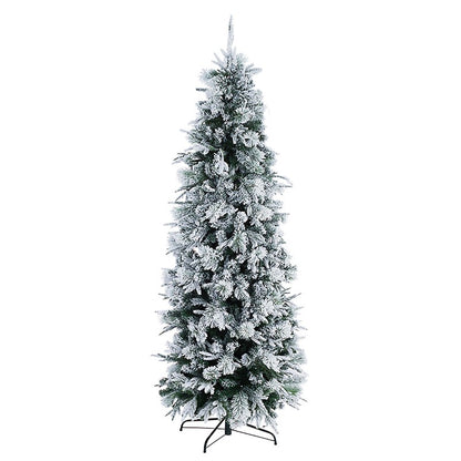 Albero di Natale innevato Dresda, 240 cm