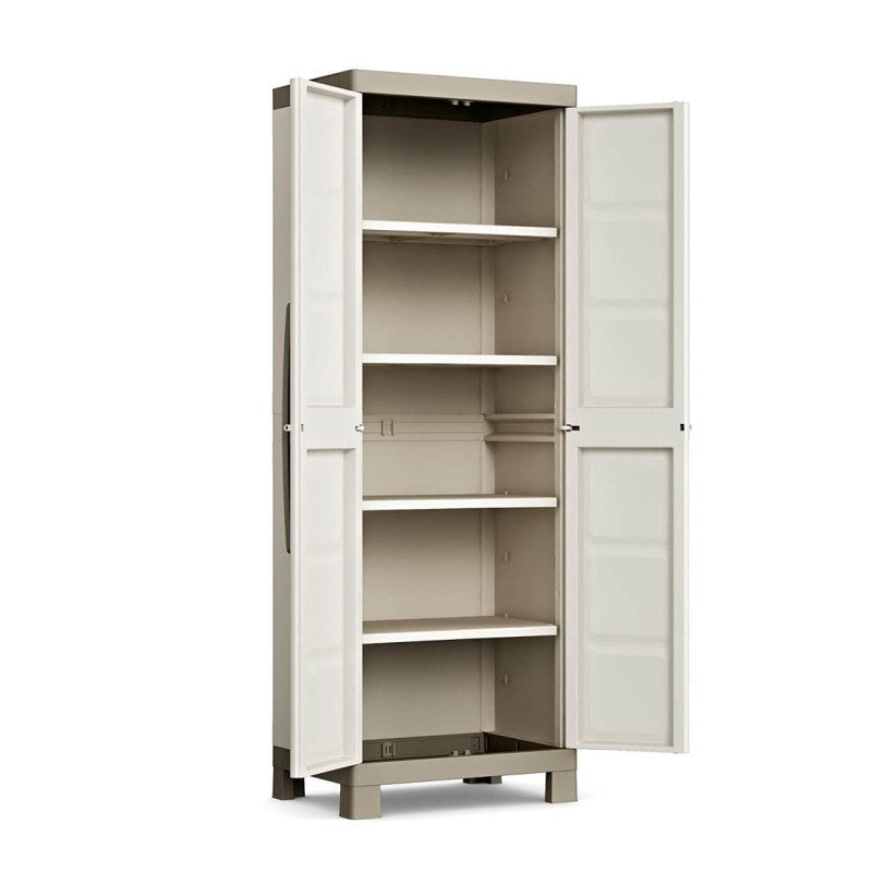 Armadio alto beige sabbia 89x54x182H cm Excellence