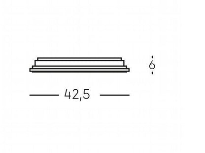 Plafoniera Interna Quadrata con Telecomando 30W Bianco - Illuminazione LED Dimmerabile