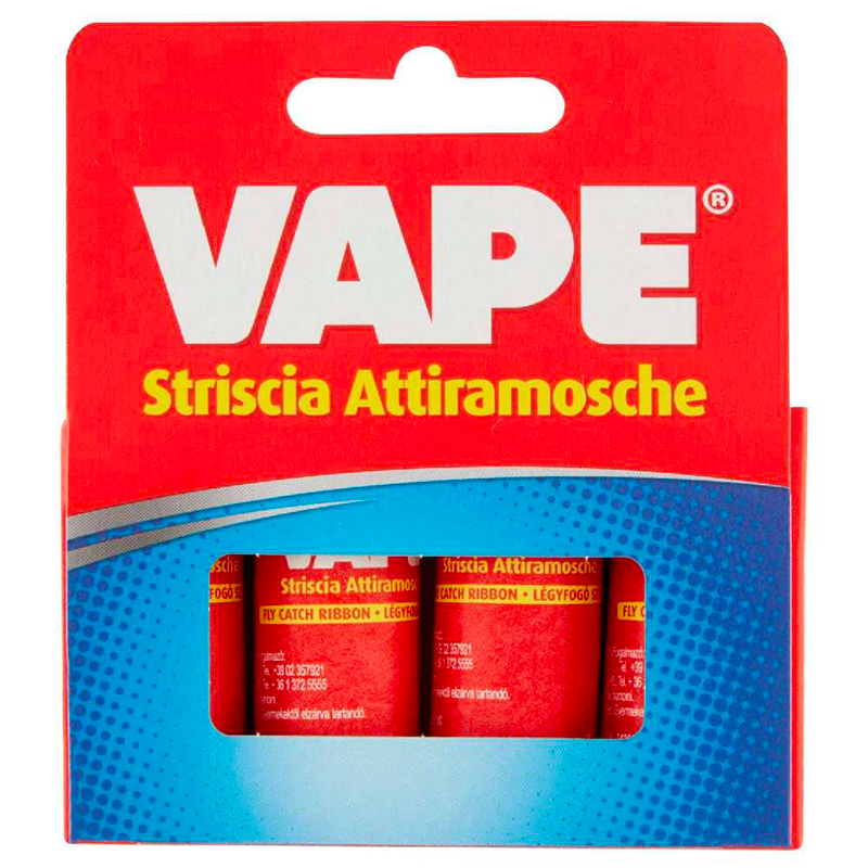 Attiramosche A Striscia Confezione Da 4 Cartucce Vape