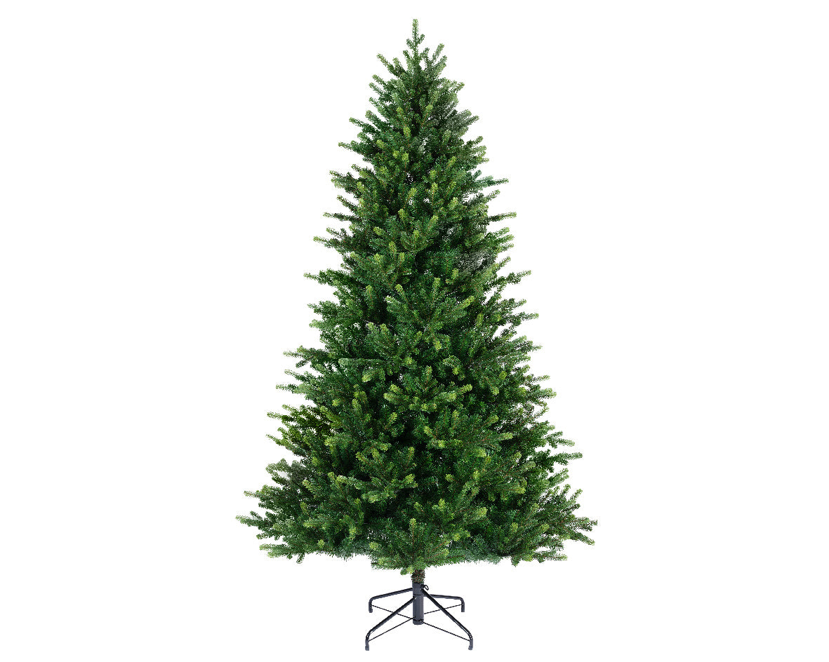 Albero di Natale artificiale 210x132 cm verde