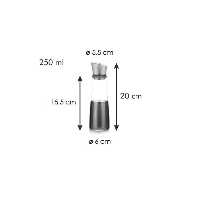 Acetiera Vitamino 500 ml - Versatore in Vetro Borosilicato di Alta Qualità