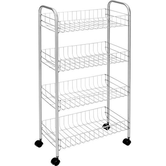 Carrello Portatutto 4 Piani Polytherm 41x26x86 cm